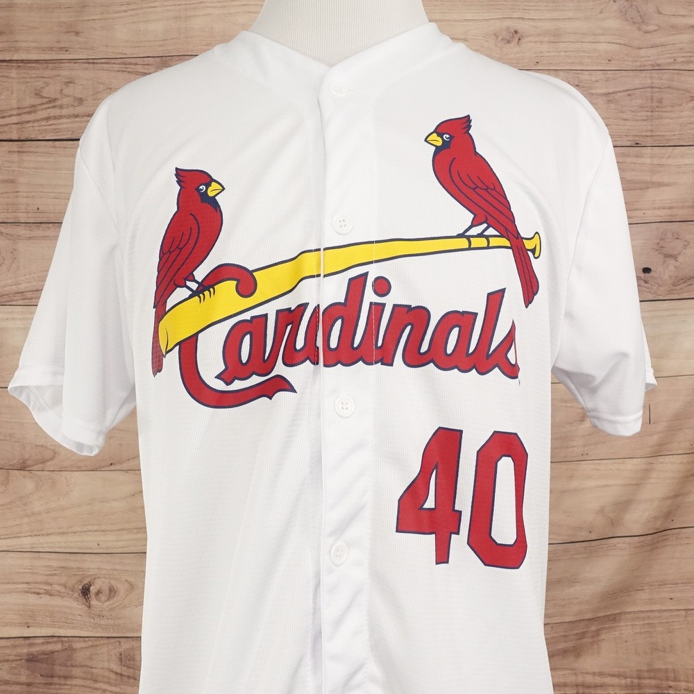 St. Louis Cardinals Jersey XL White Baseball Contreras 40 Stadium Giveaway SGA